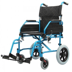 fauteuil roulant de transport en aluminium